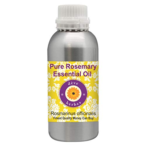 Deve Herbes Rosemary Essential Oil (Rosmarinus officinalis) 100% Natural Therapeutic Grade Steam Distilled 1250ml