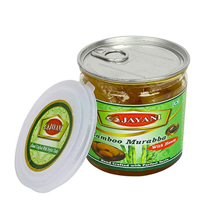 JAYANI Homemade Bamboo Murabba with Raw Forest Honey Helps Increasing Height Growth | Bans Ka Murabba 350 Gm/175 Gm x2