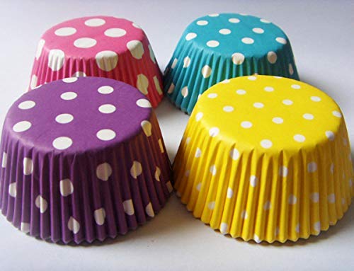 APOLLINE INDIA Paper Muffin Cupcake Liners - Pack Of 100, Multicolour