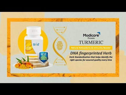 Modicare Well Turmeric Natural Antioxidant & Immunity Booster (60N Tablets)