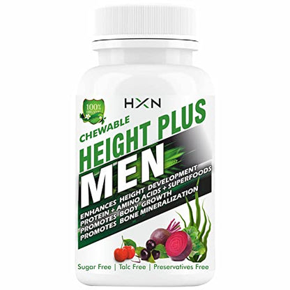 HXN Height Growth Supplement For Men To Boost Long Bone Mineralization, Increase Good Health & Increedicine Supplements -60 Tablet (no capsules pack1)