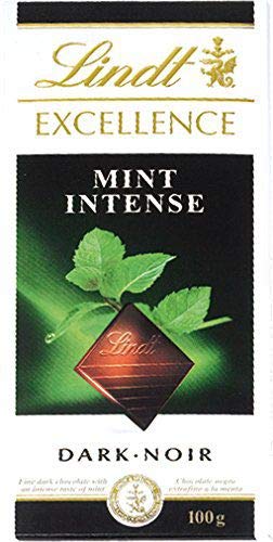 Lindt Excellence Mint Intense Chocolate Dark Chocolate Chocolate 100 gm with Free Eco Friendly ChocoKick Pen(by Lindt)