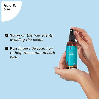 Pilgrim Argan Oil Hair Serum For Dry Frizzy Hair, Hair Smoothing, Smoothing & Control Of Frizzy/Dry oft Hair, Anti Frizz For Unisex, 100 Ml, Pack of 1