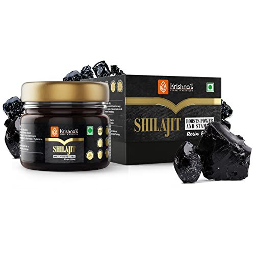 Krishna's pure shilajit/shilajeet -30 g -original resin pack of stamina booster, himalayan sudh shilajit -30 g