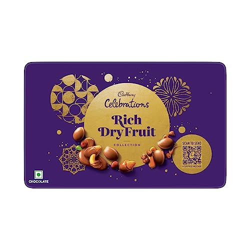 Cadbury Celebrations Rich Dry Fruit Collection Chocolate Gift Box, 177 g