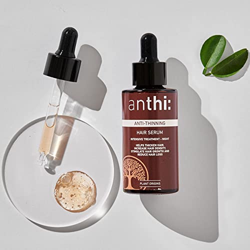 anthi: Anti-Hair Thinning Hair Serum, Hair Thickening, Stimulates Hair Growth, Intensive Treatment Plant-origins hair serum, 40 ml