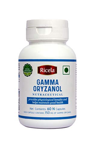 Ricela Gamma Oryzanol 150mg, 60 Capsules (1 month pack) | For Healthy Cholesterol level and Heart