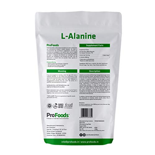 Profoods L Alanine Powder (350 grams)