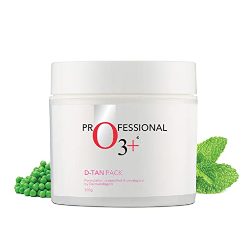 O3+ D-Tan Pack for Instant Tan Removal & Sun Damage Protection Infused with Mint and Eucalyptus Oil Ideal for All Skin Types (300g)