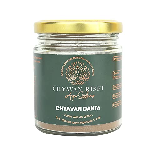 Chyavan Danta, 50gms,Ayuvedic Dant Manjan for sensitivity, bad breath, teeth whitening, Pyorrhoea, gum health & cavity