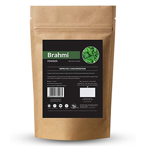 Herb Essential Pure Brahmi Powder - 50 G
