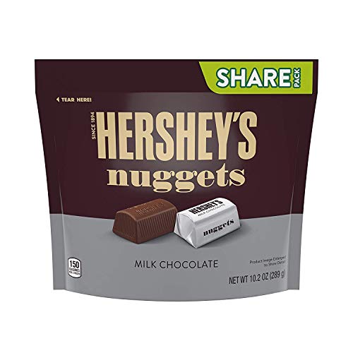Hershey's Nuggets Milk Chocolate Packet, 218g, Brown & Red