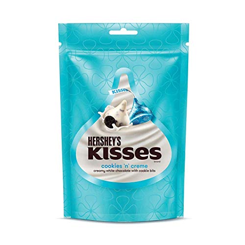 HERSHEY'S Kisses Cookies 'n' Creme | Melt-in-Mouth Delights| Individually Wrapped 33.6g