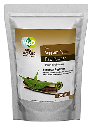 WAY 4 ORGANIC W4O Neem Bark Powder (Veppam Pattai powder) 100 g Pack of 1