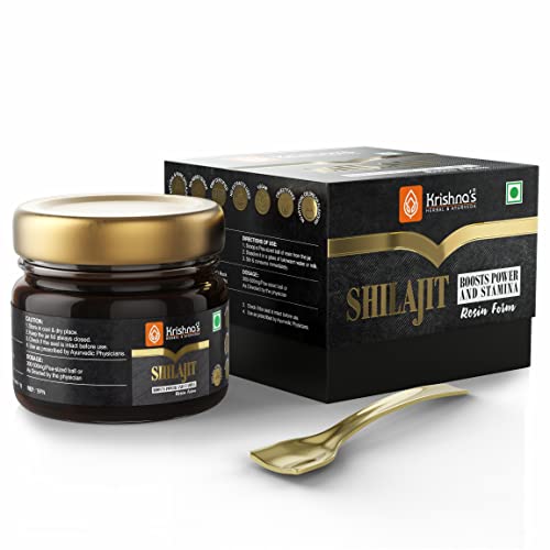 Krishna's pure shilajit/shilajeet -30 g -original resin pack of stamina booster, himalayan sudh shilajit -30 g