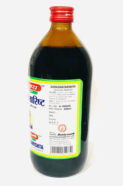 Baidyanath Jhansi Saraswatarishta 450 ml