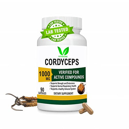 VITARUHE® Cordyceps sinensis extract capsules high dose, 90 pieces