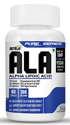 Nutrija-Alpha Lipoic Acid 300Mg 60 Capsules