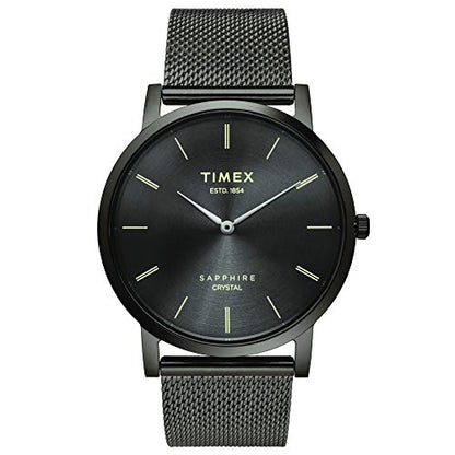 TIMEX Slim Sapphire Crystal Analog Grey Dial Men's Watch-TWEG17413