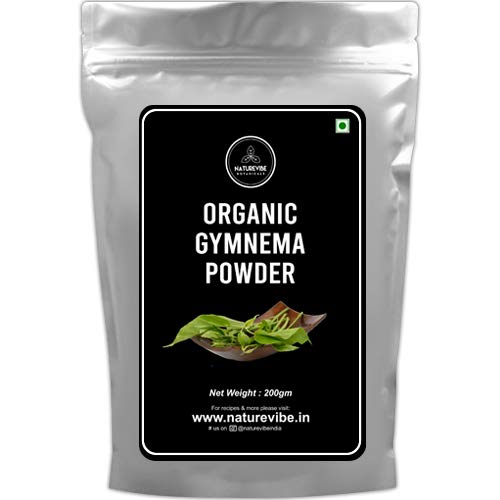 Naturevibe Botanicals Organic Gymnema Powder - 200g | Gurmar Powder | Madhunashini