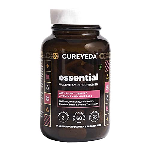 Cureveda Essential Multivitamin for women | 60 Tablets
