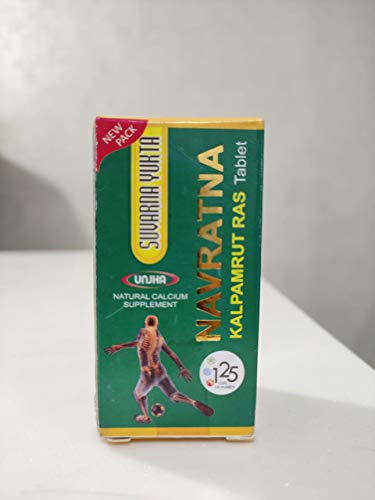 Unjha Pharmacy Navratna Kalpamrut Rasa Tablet, 60 Count