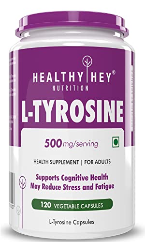 HealthyHey Nutrition L-Tyrosine 500mg - 120 Capsules