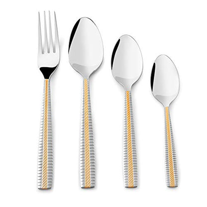 Elegante' Blossom Premium Diamond 24 Pcs Spoon Cutlery Set