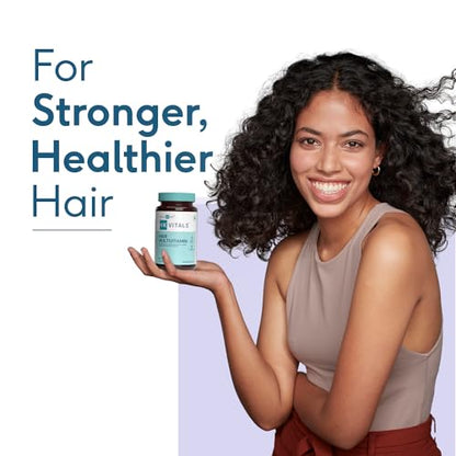 HealthKart HK Vitals Hair Vitamin with DHT Blockers, Omega & Biotin, Supports Keratin Synthesis & Helps Reduce Hair Fall, 60 Multivitamin Capsules