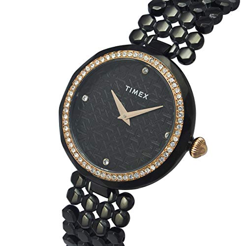 TIMEX Analog Black Dial Women's Watch-TWEL13909