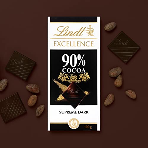 Lindt Chocolat noir EXCELLENCE à 90 % de cacao – Barre - 100 g