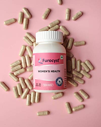 FUROCYST PCOS supplement, patented & Clinically evaluated plant based 60 Veg capsules (Pack of 1)