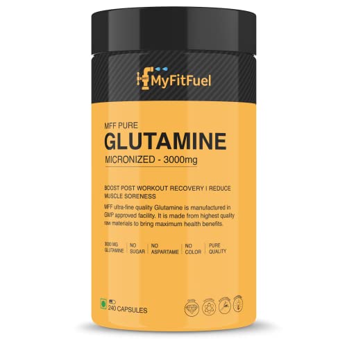 MyFitFuel L-Glutamine (3000 mg) 240 Capsules