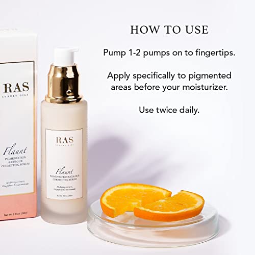 Ras Luxury Oils Flaunt Pigmentation Correction Serum for Face, Body, Underarms, Intimate - 50ml