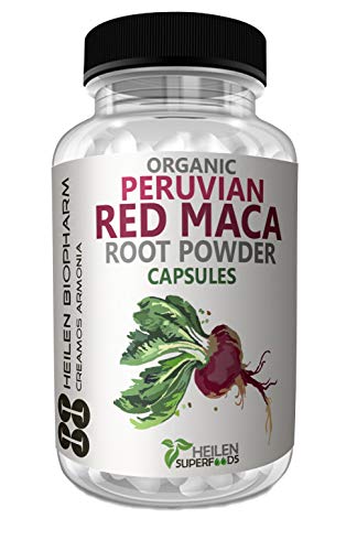 Premium Peruvian Red Maca Root Powder For Health Improvement Supplement- 500 mg x 180 Per Bottle I Pack of 1