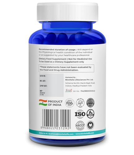 Biovitalia Organics Saw Palmetto Extract Capsules 1000mg Dietary Supplement for Hair Growth | Suppor Natural Support for Men & Women - 60 Veg Capsules