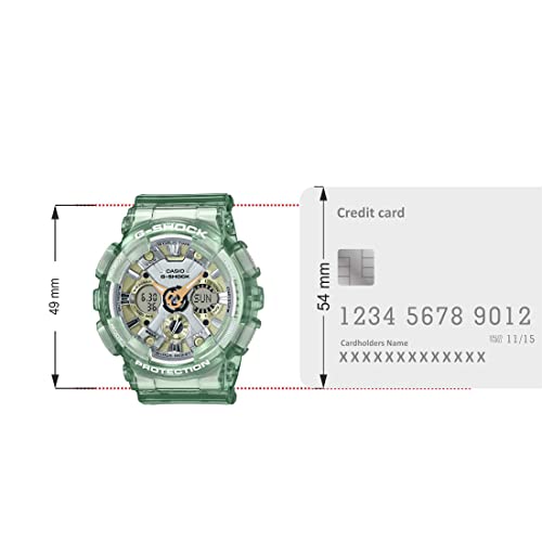 Casio G-Shock Analog-Digital Green Dial Women GMA-S120GS-3ADR (G1225)