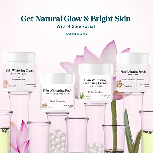 Kulsum's Kaya Kalp Skin Whitening Facial Kit for Women, All Skin Types, 40 g