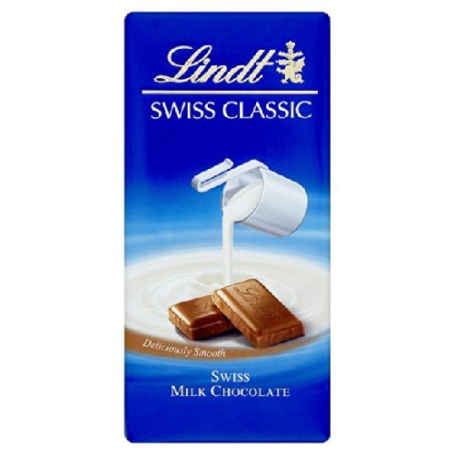 Lindt Swiss Classic Milk Chocolate, 2 X 100 g