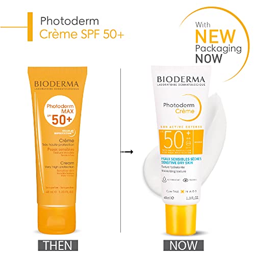 Bioderma Photoderm Creme SPF 50+ Sunscreen Cream Normal To Dry Sensitive Skin, 40ml