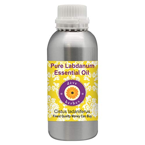 Deve Herbes Pure Labdanum Essential Oil (Cistus ladaniferus) Natural Therapeutic Grade Steam Distilled 1250ml (42 oz)