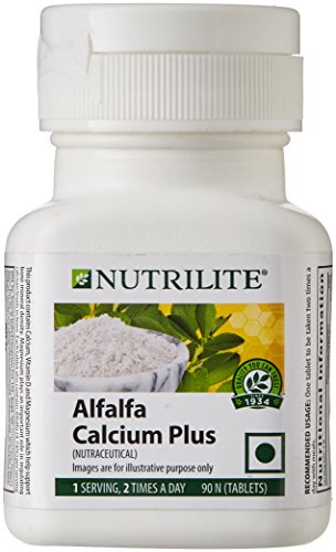 Amway Nutrilite Alfalfa Calcium Plus - 90N Tablets