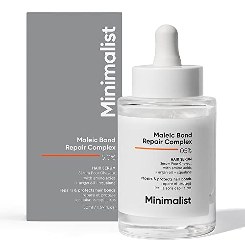 Minimalist Serum for Repairing Damaged Hair | Maleic Bond Repair Complex 05% Hair Serum with Amino Aane | For Women & Men | For All Hair Types | 50 ml