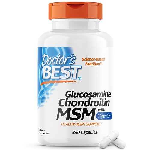 Doctor's Best, Glucosamine Chondroitin MSM, 240 Capsules