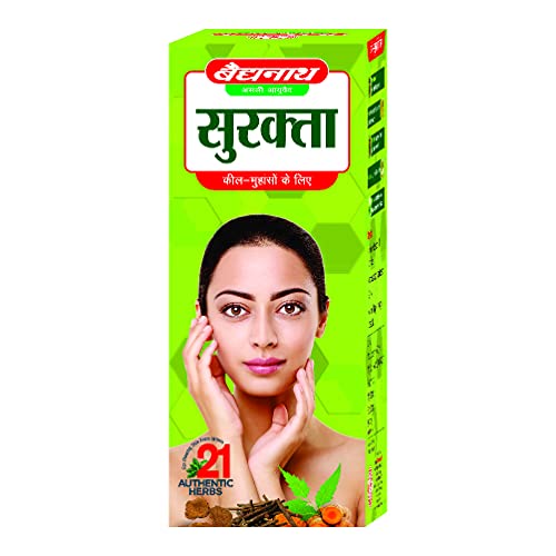 Baidyanath Surakta - 450ml - Enriched with 21 Authentic Herbs for Pimples, Acne & Purify Blood