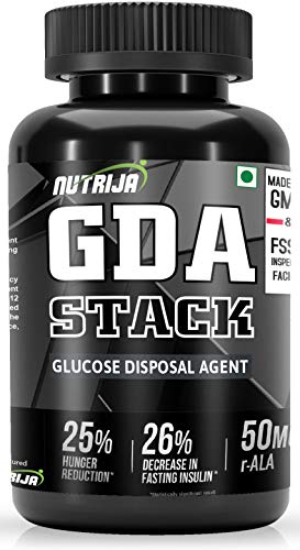 NutriJa GDA Stack - 90 Capsules (Glucose Disposal Agent) Supplement