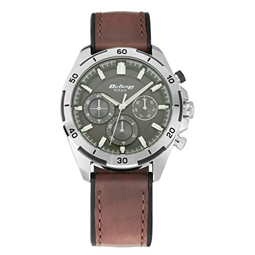 Titan Octane Hyper Lume Analog Black Dial Men's Watch-NN90114KP01