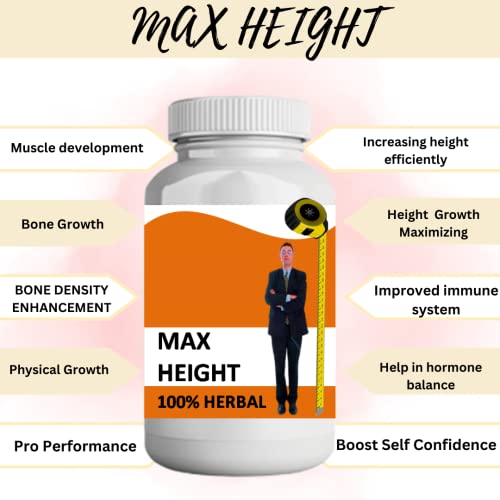 Max Height,Increase Body Bones,Stamina,Body Strength,Ayurvedic Medicine,Flavor Mango,Pack of 1