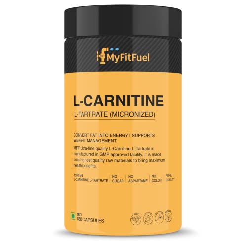 MyFitFuel L-Carnitine L-Tartrate (1500mg) 180 Capsules