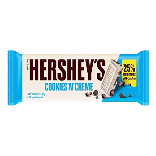 Hershey's Cookies N Creme, 40g- Pack of 3